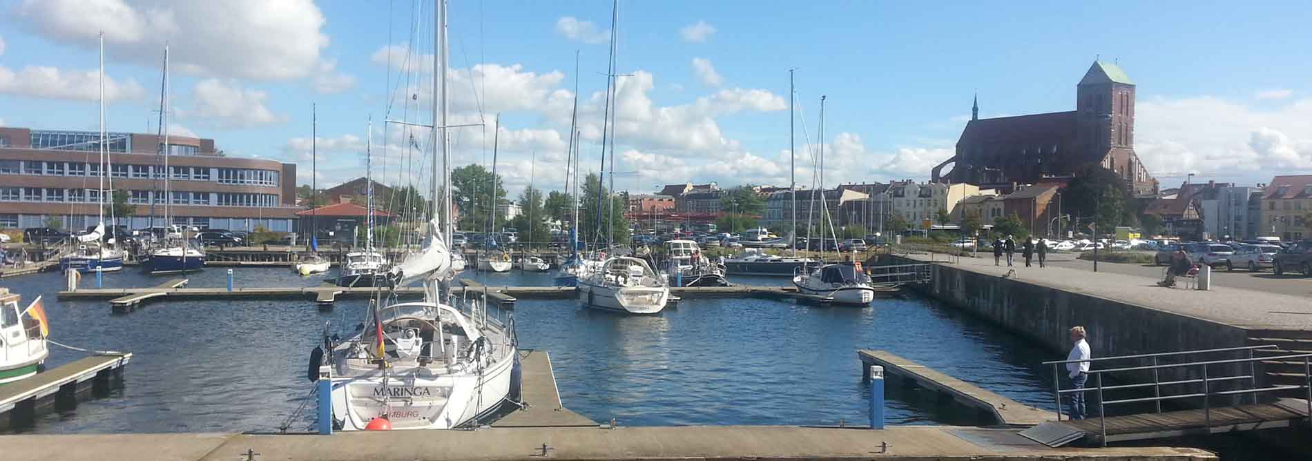 Pension am Wassertor Wismar - Außenansicht